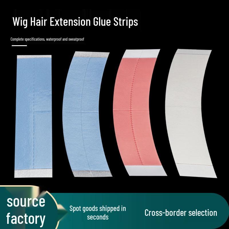 Waterproof & Sweatproof Double-Sided Tape for Wigs and Men's Hairpieces - Extra Sticky, 36 Arc Film Pieces