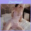 Satin Slip Dress With Lace Trim For Womens Sleepwear And Lounge Comfort
