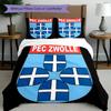 3pcs Duvet Cover Set (1*Duvet Cover + 2*Pillowcase, Without Core), PEC Zwolle Print Bedding Set, Bedroom Decor, All‑Season, Birthday Gift