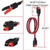 Anderson Extension Cable Portable Power Station Cable Plastic Texture for Portable Power Stations and Solar Generators
