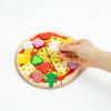 Wooden Simulation Fruits and Vegetables, Children's Play Kitchen, Convenience Store, Boys and Girls' Cake, Pizza, Toys
