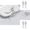 Elegant Alloy Snake Earrings For Women Trendy Zodiac Animal Design 2022 Winter Fashion