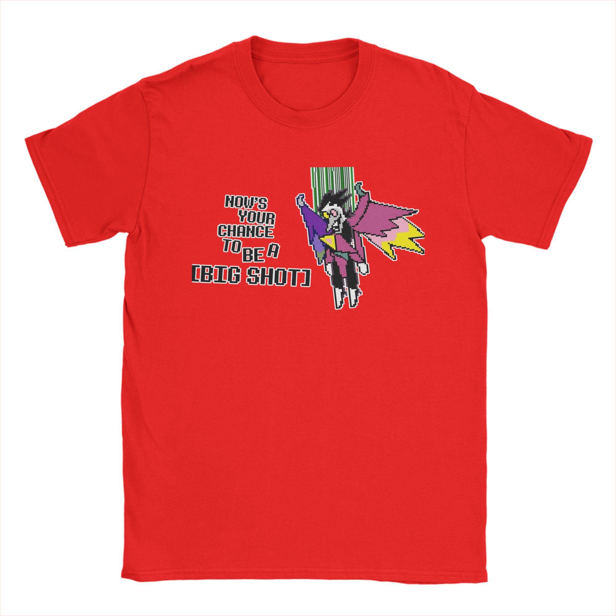 

New Arrival Spamton NEO Deltarune Video Game T Shirt for Unisex Women Cotton Tshirts Short Sleeve Clothes S
