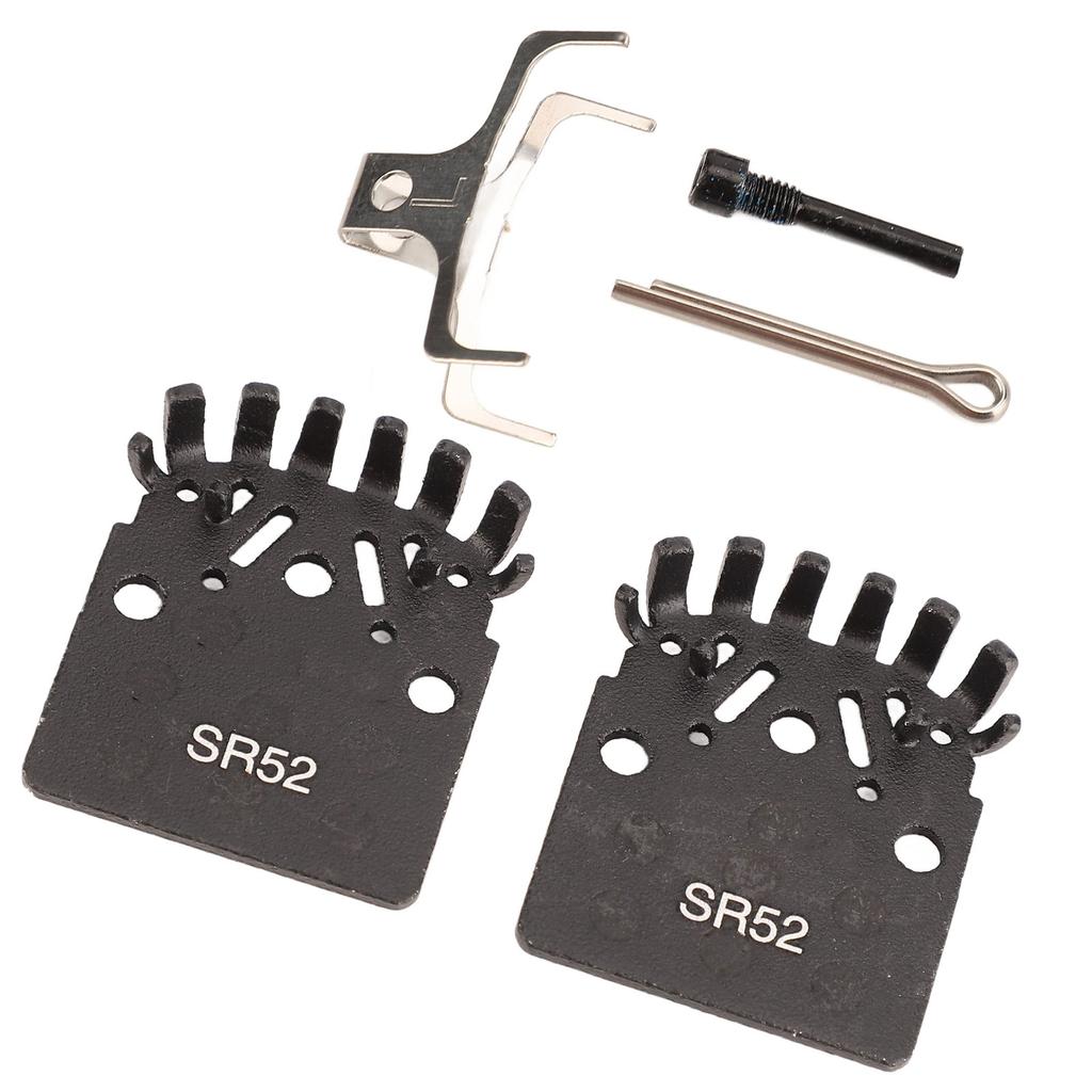 1 Pair of Bike Brake Pads Oil Disc Heat Dissipation Metal Lining for Mountain Bike Road Bicycle