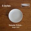 Langxi White Melamine Commercial Buffet Plates