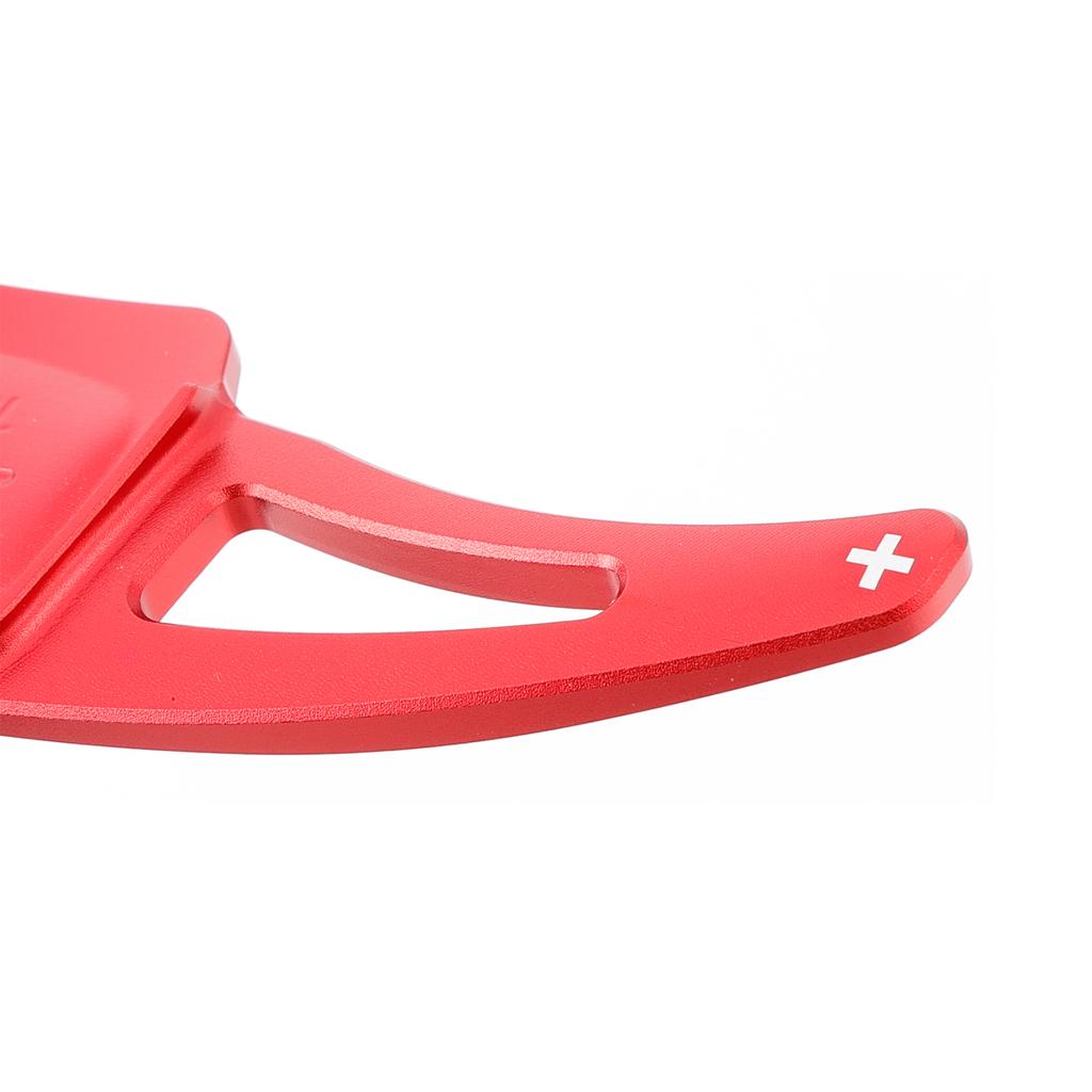 Steering Wheel Paddle Shifter Extension For VW Golf 8 Tiguan Aluminium Red