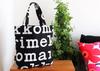 Marimekko Logo Notko Tragetasche, Schwarz x Off-White (99)