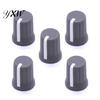 High-quality Rubber Knobs 5Pcs Universal EQ Rotary Knob Replacement Wear Resistant Caps Mini Size Simple Installation Equalizer Potentiometer