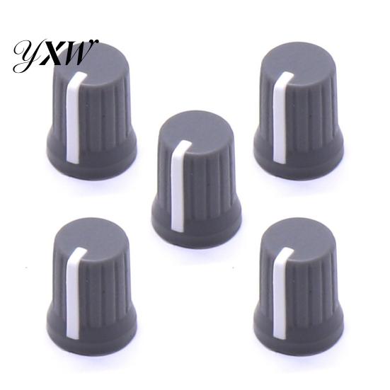 High-quality Rubber Knobs 5Pcs Universal EQ Rotary Knob Replacement Wear Resistant Caps Mini Size Simple Installation Equalizer Potentiometer