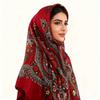 A041 Ethnic Printed Square Scarf - Winter/Autumn Headscarf Gauze