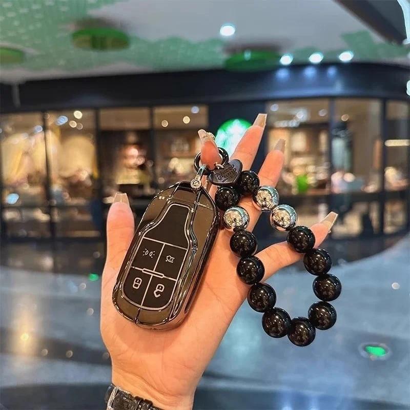 Car Key Case For Maserati Levante Ghibli Quattroporte Gt Granturismo Grancabrio Tpu Cover Shell Fob Protector Accessories