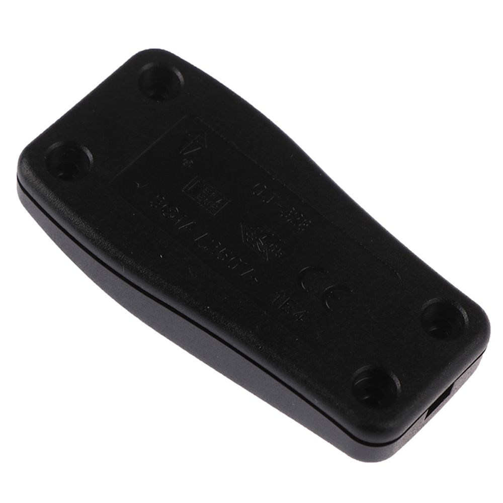Black In Line Two-way Lamp Table Button Switches Power Switch Double Control Switch Dual Adaptor