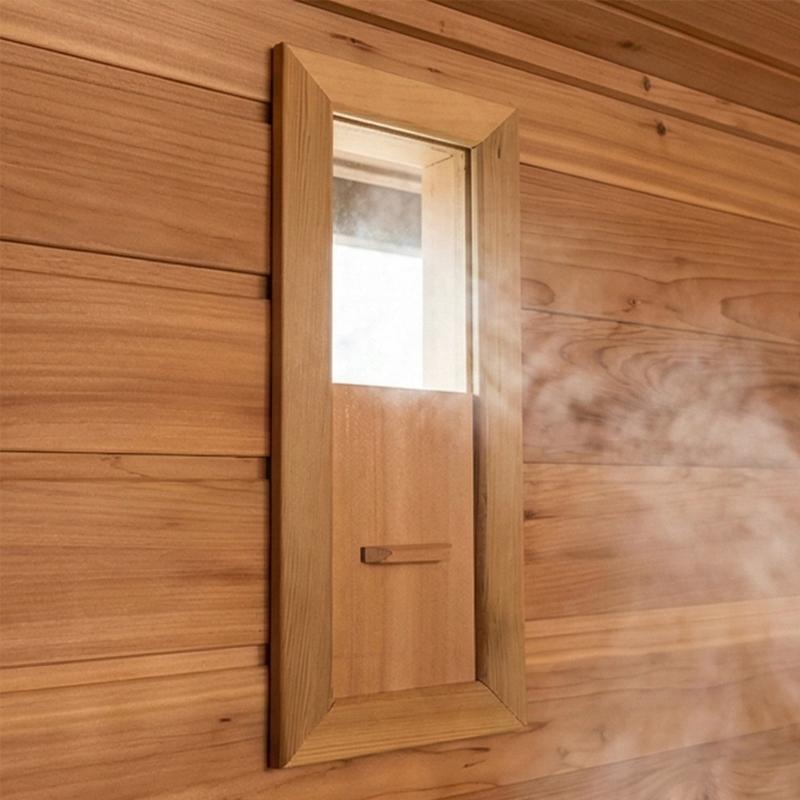 Sauna Ventilation Panel Wooden Air Vent for Sauna Room Shutter Window Blinds Grille Steam Room Tool Accessory