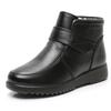 2025 Winter Genuine Leather Women Boots Thick Wool Warm Women Ankle Boots High Quality Female Snow Boots Wedge Women Shoes