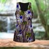 3D Carved Flowers Print Women Workout Yoga Gym Printed Summer Sport Shirts Plus Size Vests