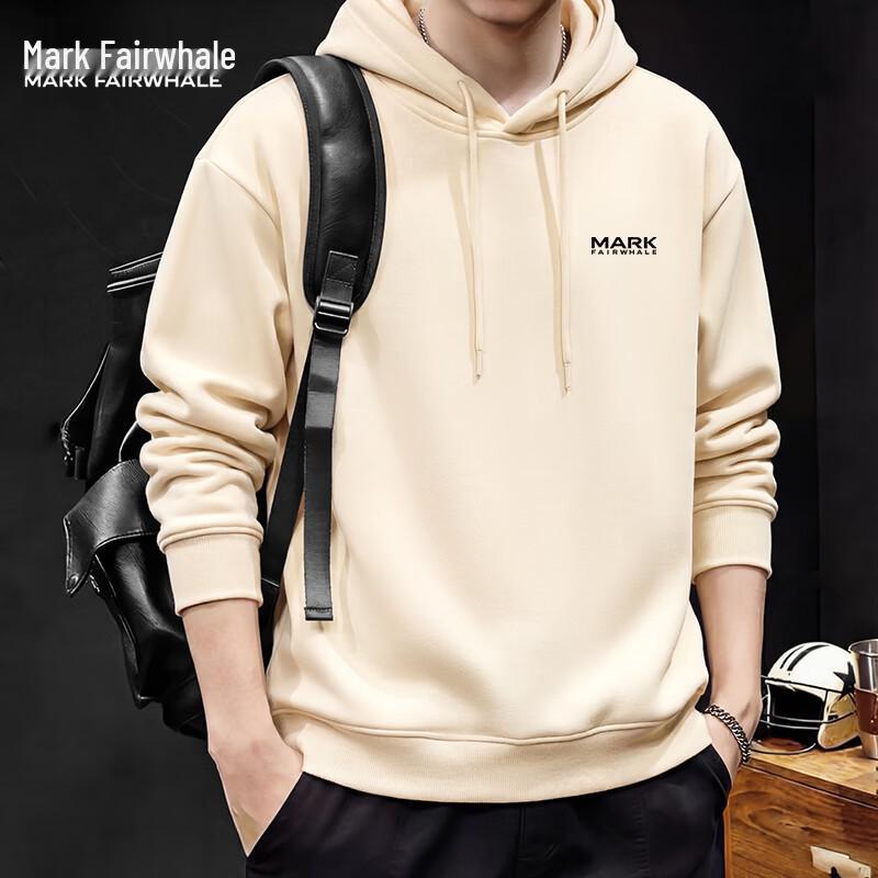 Mark Fairwhale Men's Loose Fit Hooded Sweatshirt