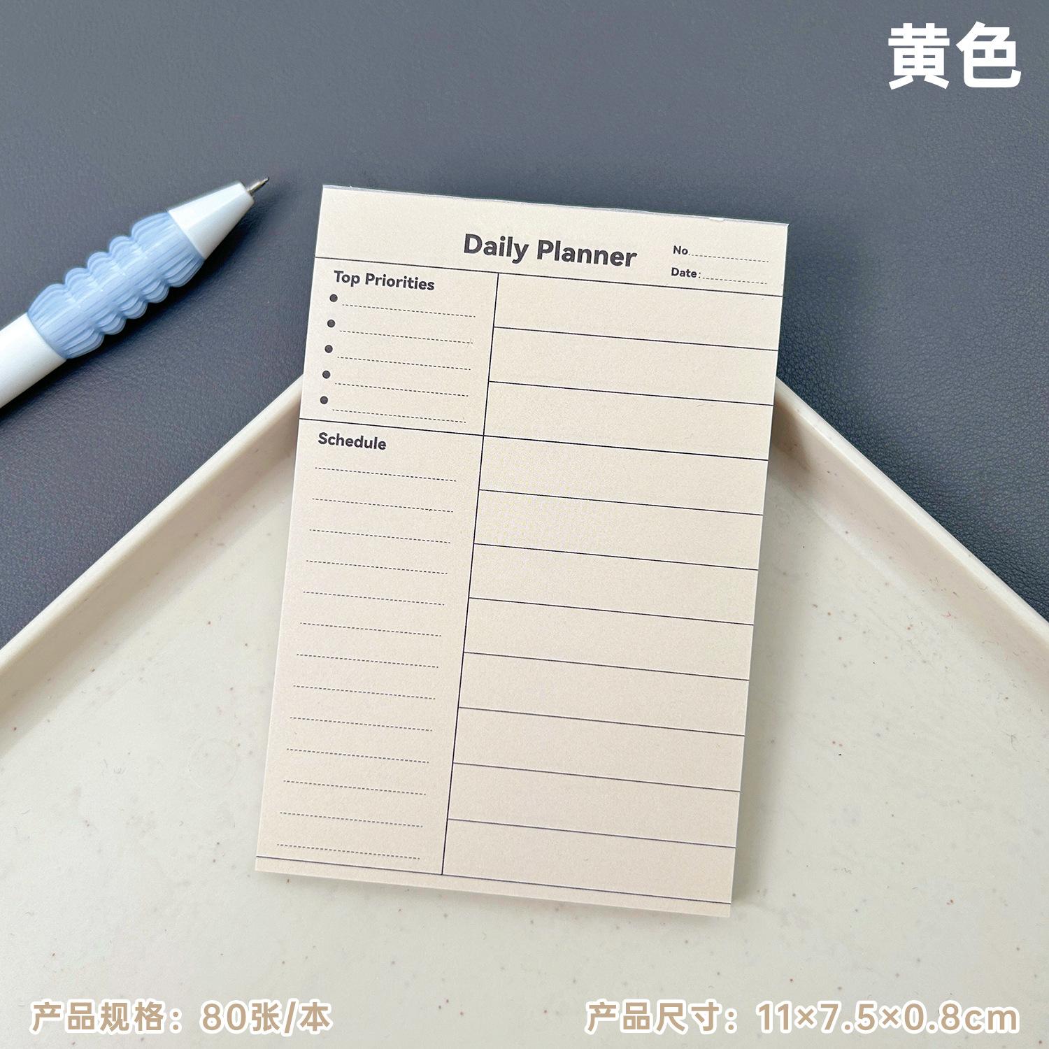 

Gift Planning Book Simple Note Thickened Student Vocabulary Creative Monthly Summary Marked Tearable Kawai Stationery Lovely