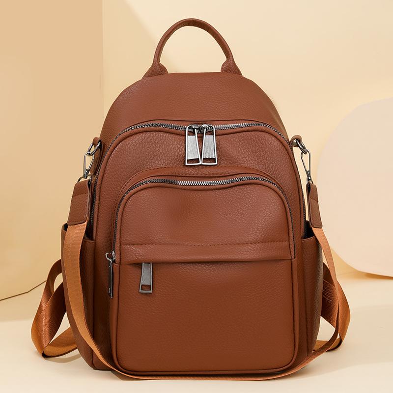 New Trend Backpack Simple Backpack Women's Fashion Versatile Leisure Travel Bag