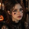 Temporary Tattoo for Adults Halloween Face Tattoos, Realistic Waterproof Water Transfer Stickers, Skin-friendly Sensitive Skin Friendly Tattoos