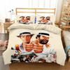 3D-gedrucktes Filmstar-Bettwäscheset Bud S-Spencer T-Terence Hill Bettwäscheset Bettbezüge Kissenbezüge Bettdecke Bettwäscheset