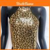Metalen Pailletten Croptop Voor Dames Met Halternek Streetwear