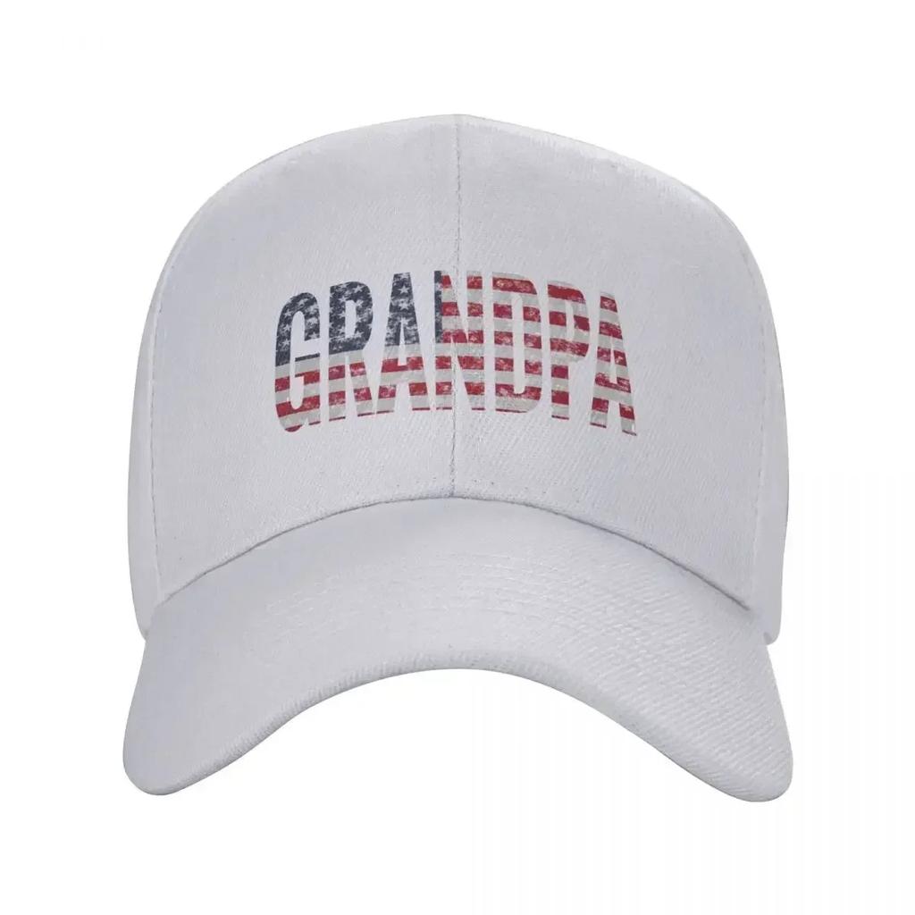 American Fathers Day Usa Flag Grandpa Baseball Cap Dropshipping Birthday Mens Caps Womens