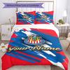 Club Deportivo Guadalajara Customize Your Name Bedding Set Design for Living Rooms Wrinkle Resistant Home Decor Perfect Gift for Friends  Family