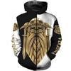 Tattoo 3D Printed Sweatshirt 3D Zipper Hooded Sweatshirt
