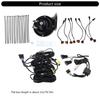 ATVs Turn Signal Kit Featuring High Brightness Lights With Intuitive Rockers Switch Suitable or Improved Driving Safety