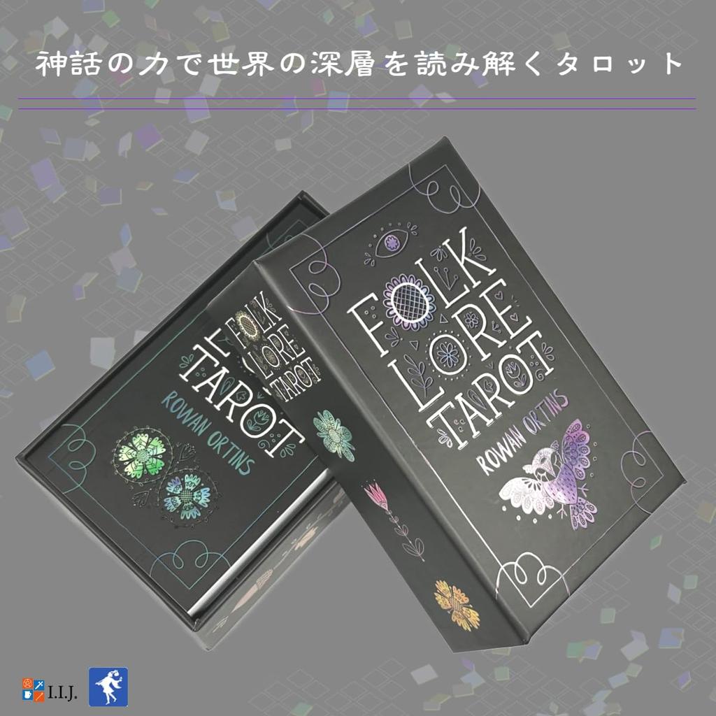 Folklore Waite Edition Tarot Tarot with Japanese Authentic I.I.J Tarot, Cards, Reading, Instructions,