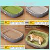 Dog Sleeping Couch With Elevated Edges And Durable Polyester Material For Small To Medium Pets