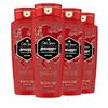 Men's Body Wash 473ml 4-Pack Lemon