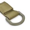 D-Rings Clip with Hook for Backpacks Accessory Tactic Webbing Attachment Strap D-Rings Adaptor for Bag Waist Key Holder