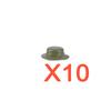 Building Blocks Accessories Military Figure Fireman Pilot Football Player Helmet Navy Cowboy Hat Oxygen Bottle Brick Toy K060