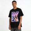 Shiny K-letter Print K-pop Girl Group Graphic Tee Trendy Stage Style Casual Unisex Top Pure cotton T-shirt