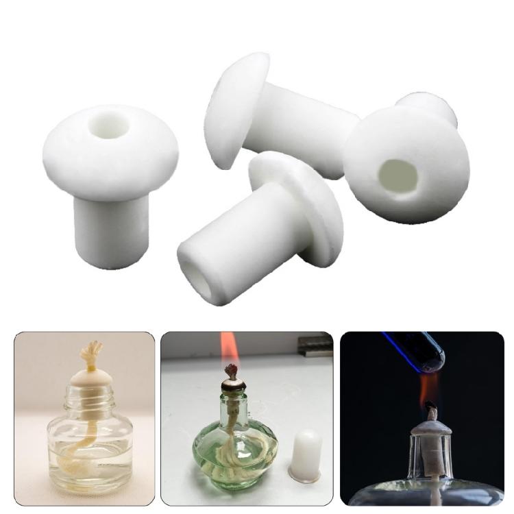 30 szt. Ceramiczne Uchwyty do Knotów Wygodne Stojaki na Knoty do Lamp Olejowych Zamienniki Niezbędny Komponent Lampy Alkoholowej