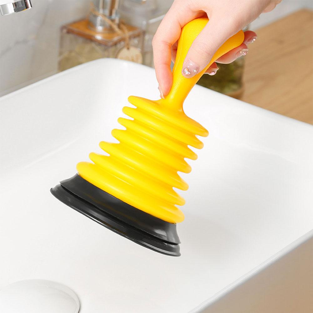 Manual Drain Suction Cup Anti Blocking Plunger Suction Bowl Drain Cleaning Pump for Kitchen Shower Toilet