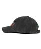 Bieseulaebis 3D Embroidery Dirty Washed Cotton Cap Black