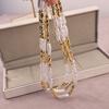 Meier Jinlian spacer beads diy bracelet baroque special-shaped pearl necklace earrings jewelry