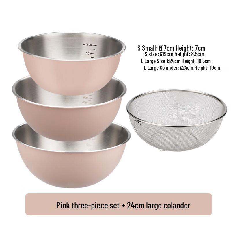 ZISIZ 304 Stainless Steel Mixing Bowl