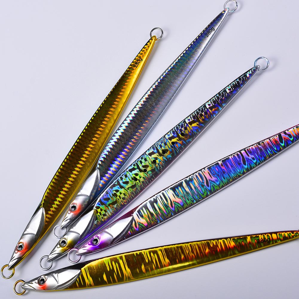 Far Gusseisenplattenköder Nanyou Meeresangeln Schnelles Nachtlicht Eisenplattenblei Fischbootangeln Biomimetischer Kunstköder 180 g-280 g