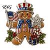 Durable Transparent Acrylic Hangings 250th Anniversary Christmas Ornament, Patriotic Hanging Decor Commemorative Keepsakes for Home with Eagle