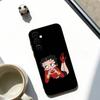 Cartoon Betty Boop Phone Case Soft black For Samsung Galaxy A73,A72,A71,A70,A53,A52,A51