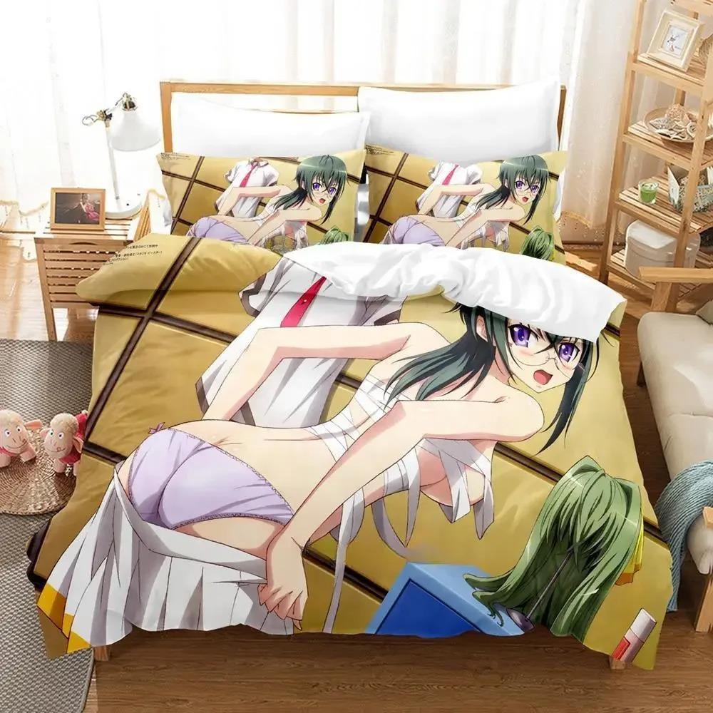 Kawaii Girl Sora Wo Kakeru Shoujo Bedding Collection Single Twin Full Queen King Size Bed Collection Adult Kid Bedroom Duvet Cover Collections Anime