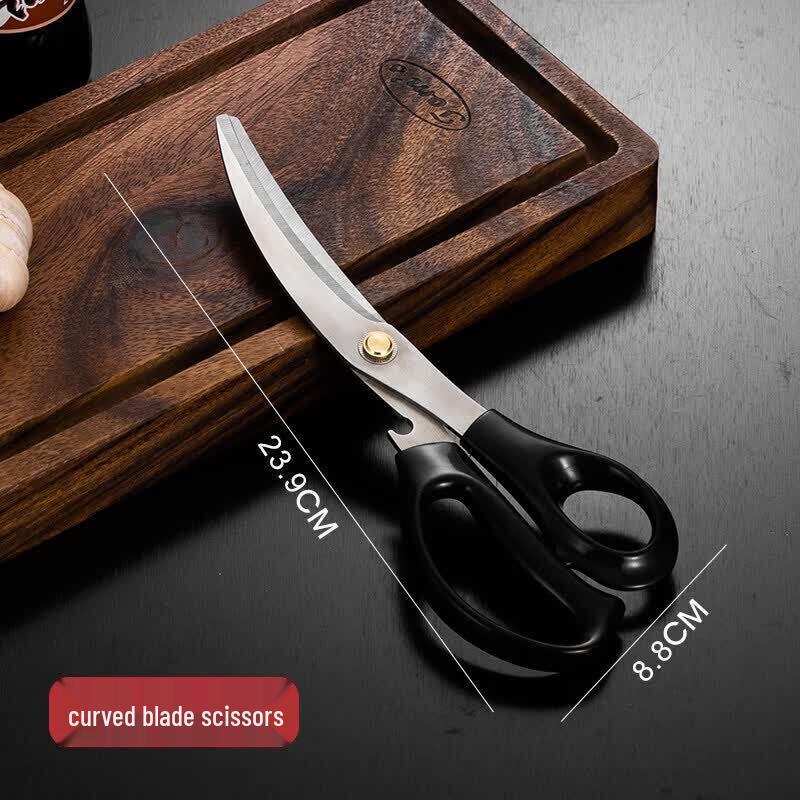 Gold Lengthened 304 Stainless Steel Korean BBQ Tongs