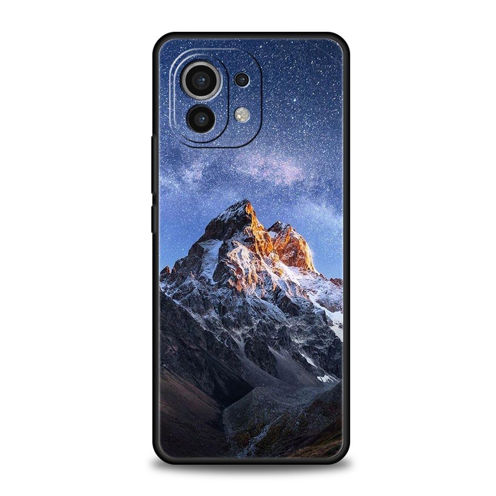 Phone Case For Xiaomi Mi 15 14 14T 13T 12T Pro 12 13 11 Lite 5G 11T X6 X5 Pro Soft TPU Cover Everest mountain world first