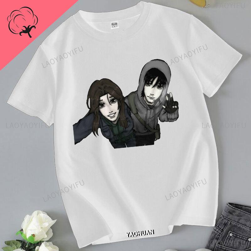 Cool Cry of Fear Graphic T Shirts Boys Girls White Cotton T Shirts Kawaii Clothes Shirts Classic Tees Unisex TShirts Streetwear