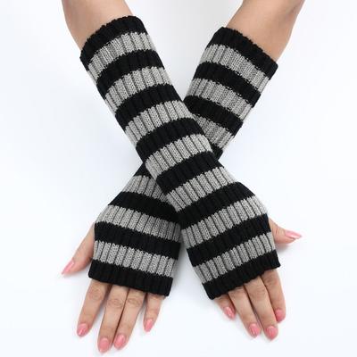 Arm Warmers Arm Warm Gloves Knitted Elbow Mittens Goth Ankle Wrist Sleeves Girls Women