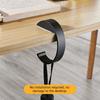 Set Of 3 Multipurpose C Shaped Purse Hooks Aluminum Table Hangers For Bags Coat Keys Organization Desk Organizers