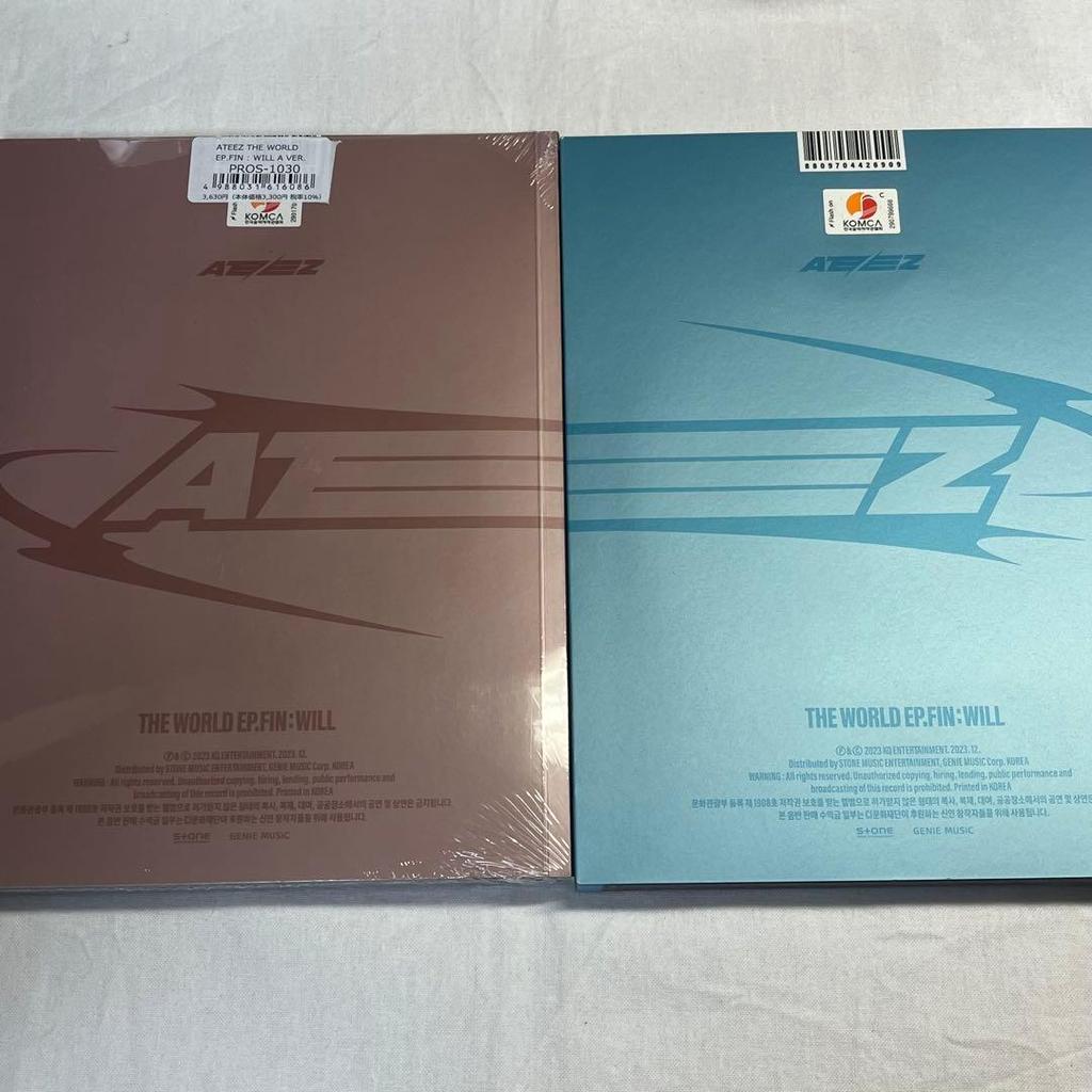 [USED] ATEEZ WILL Album Postcard Sun